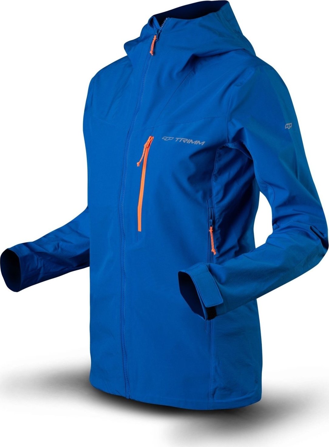 Dámská nepromokavá bunda TRIMM Orada modrá Velikost: S, Barva: jeans blue/ orange