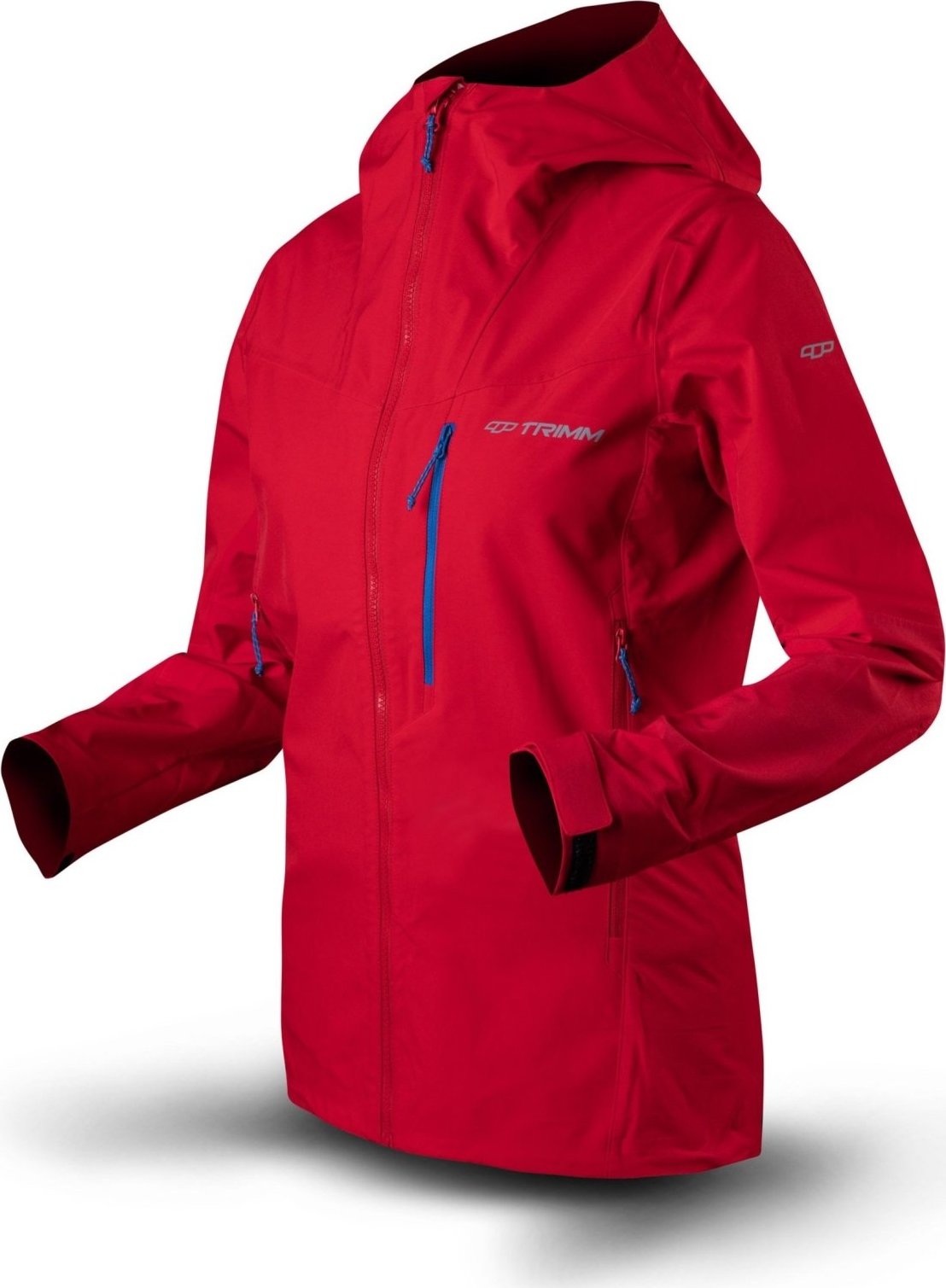 Dámská nepromokavá bunda TRIMM Orada červená Velikost: XL, Barva: red/blue