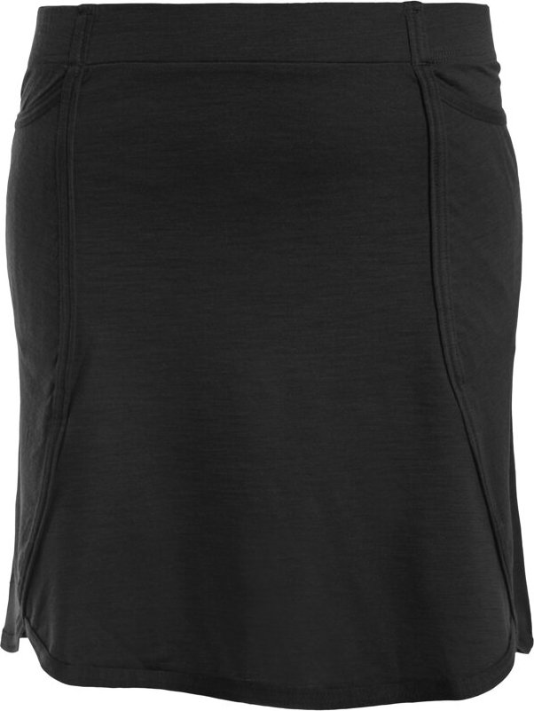 Dámská merino sukně SENSOR Merino Active černá Barva: černá, Velikost: XL