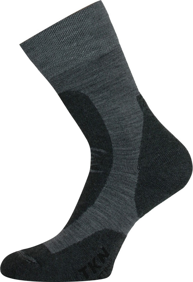 Unisex funkční ponožky LASTING Tkn šedé Velikost: (34-37) S
