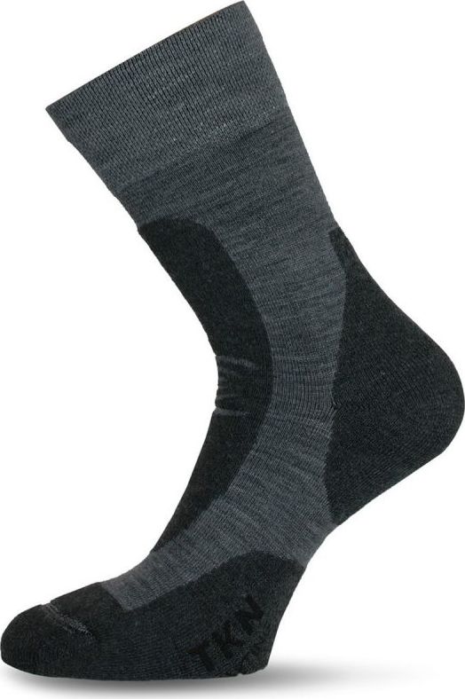 Unisex funkční ponožky LASTING Tkn šedé Velikost: (34-37) S