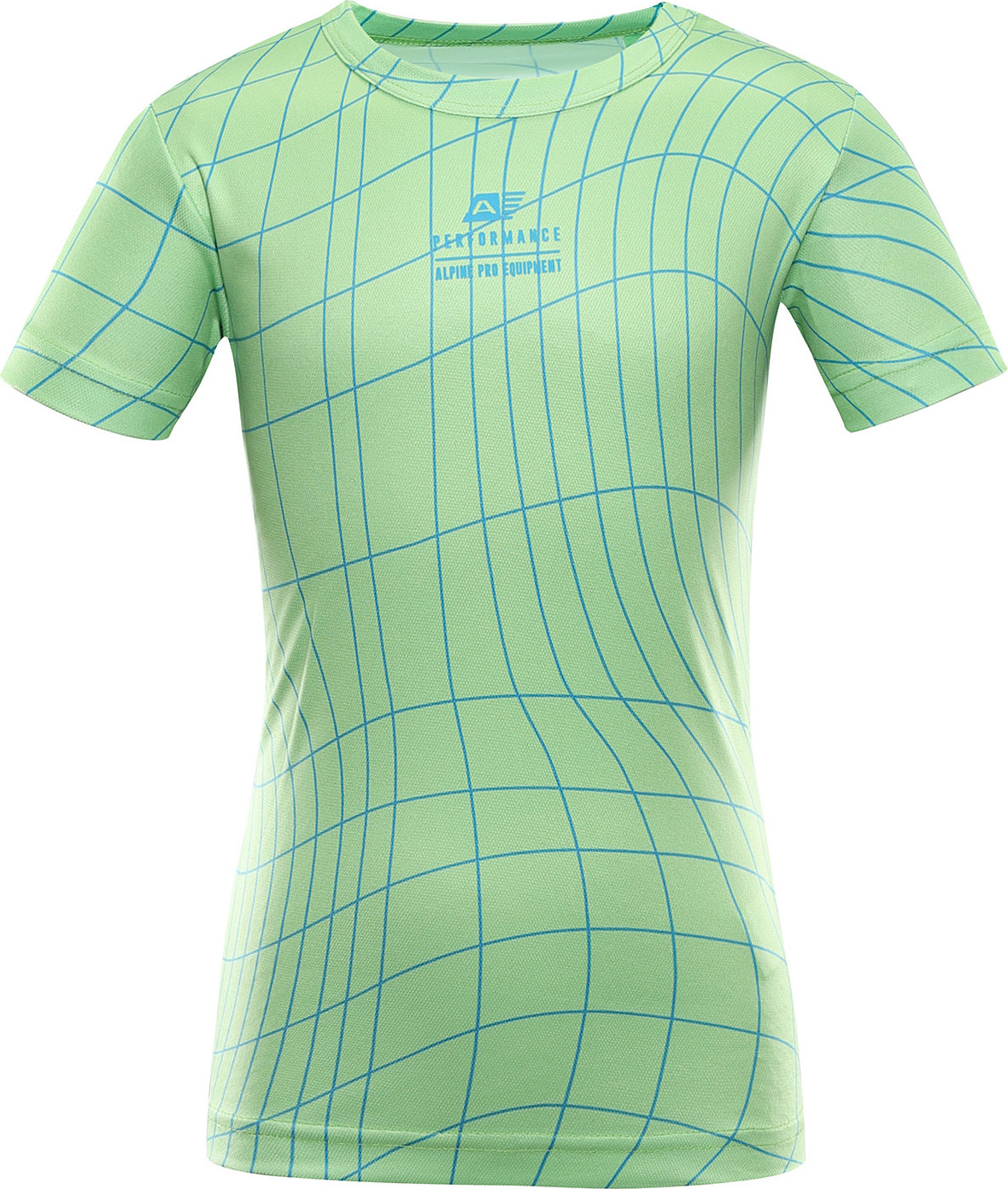 Dětské funkční tričko ALPINE PRO Basiko zelené Velikost: 152-158