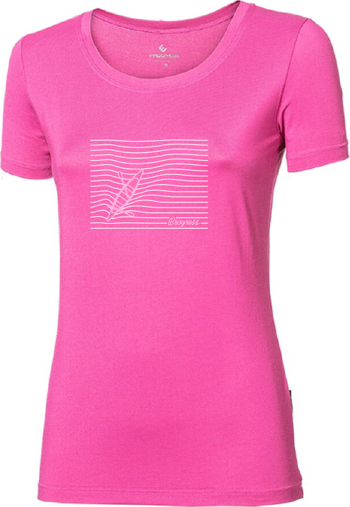 Dámské tričko PROGRESS Sonata Kanoe růžové Velikost: S
