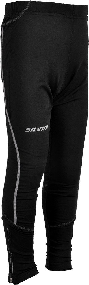 Dětské elastické kalhoty SILVINI Anza černá Velikost: 146-152