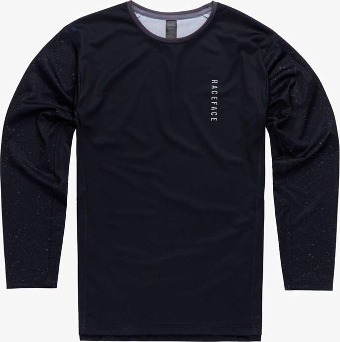 RACE FACE SOFTGOODS Pánský cyklistický dres RACE FACE Indy černý Barva: černá, Velikost: M