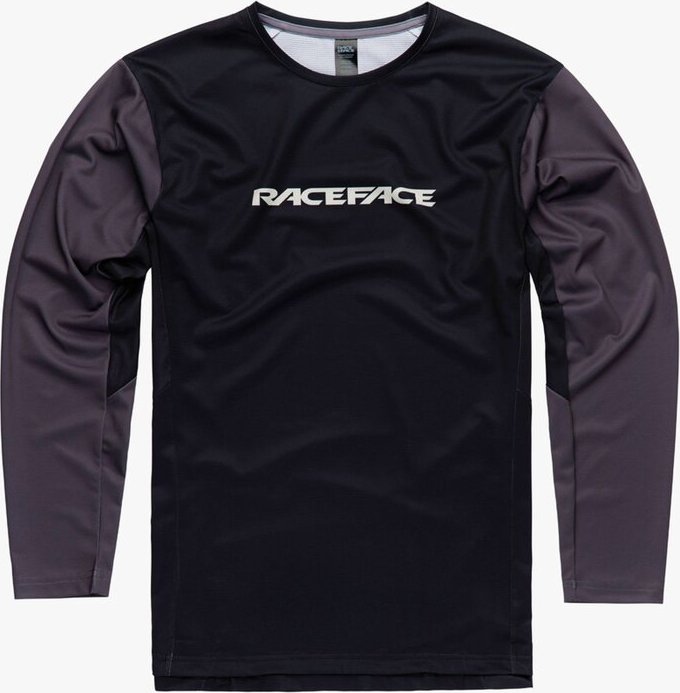 RACE FACE SOFTGOODS Pánský cyklistický dres RACE FACE Indy černý Barva: černá, Velikost: XL