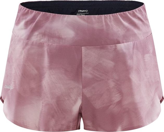 Dámské sportovní šortky CRAFT Pro Hypervent Split růžové Velikost: L