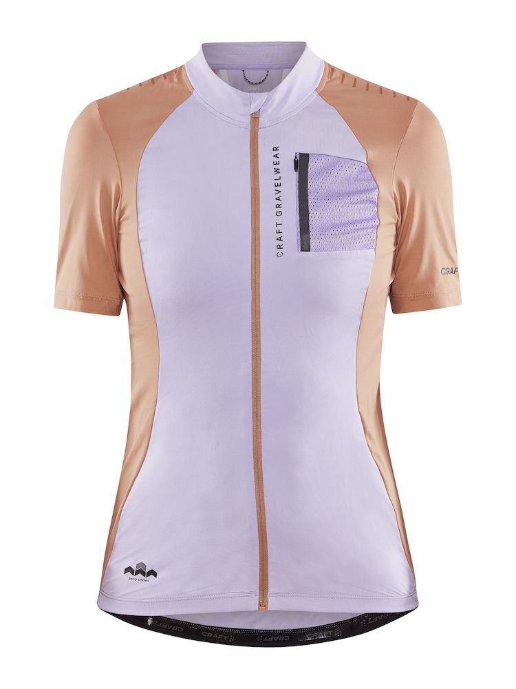 Dámský cyklodres CRAFT Adv Offroad fialový Velikost: XL