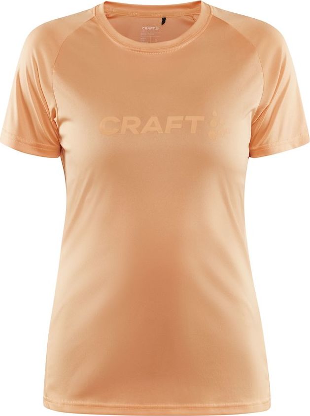 Dámské funkční triko CRAFT Core Essence Logo oranžové Velikost: XS