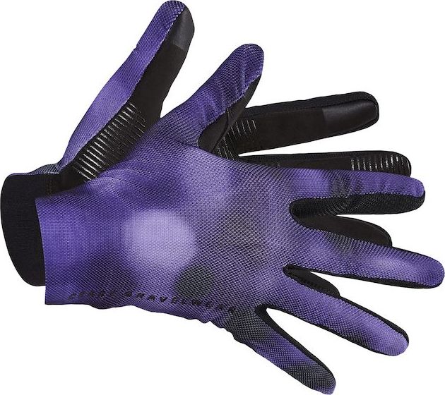 Cyklistické rukavice CRAFT Adv Gravel fialové Velikost: M