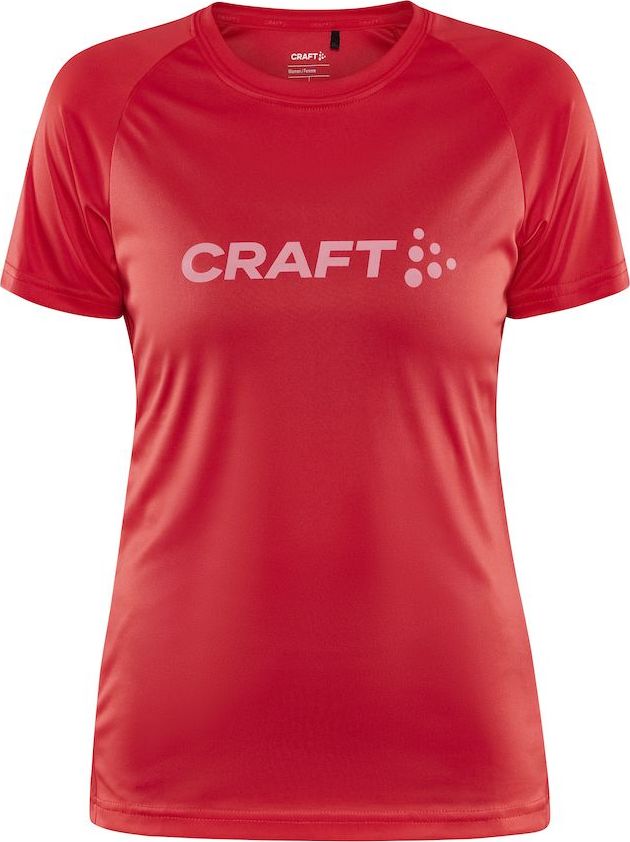Dámské funkční triko CRAFT Core Essence logo červené Velikost: S