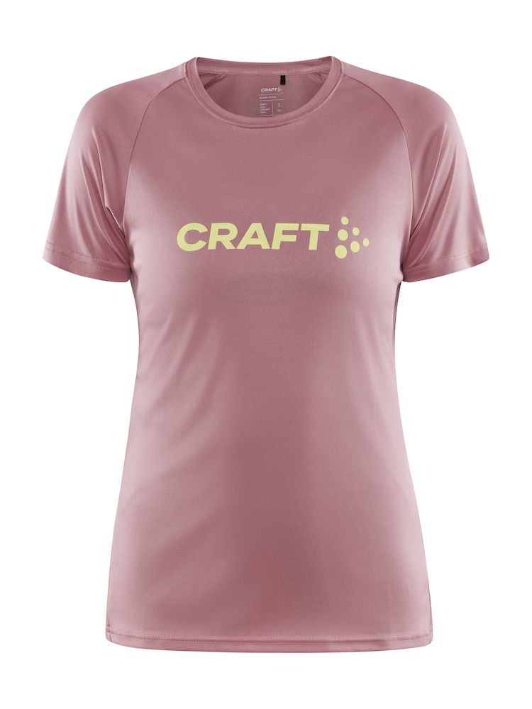 Dámské funkční triko CRAFT Core Essence Logo růžové Velikost: XS