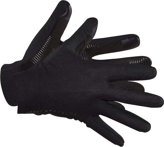 Cyklistické rukavice CRAFT ADV Gravel - černá Velikost: L