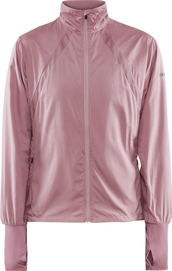 Dámská běžecká bunda CRAFT Adv Essence Windr růžová Velikost: M