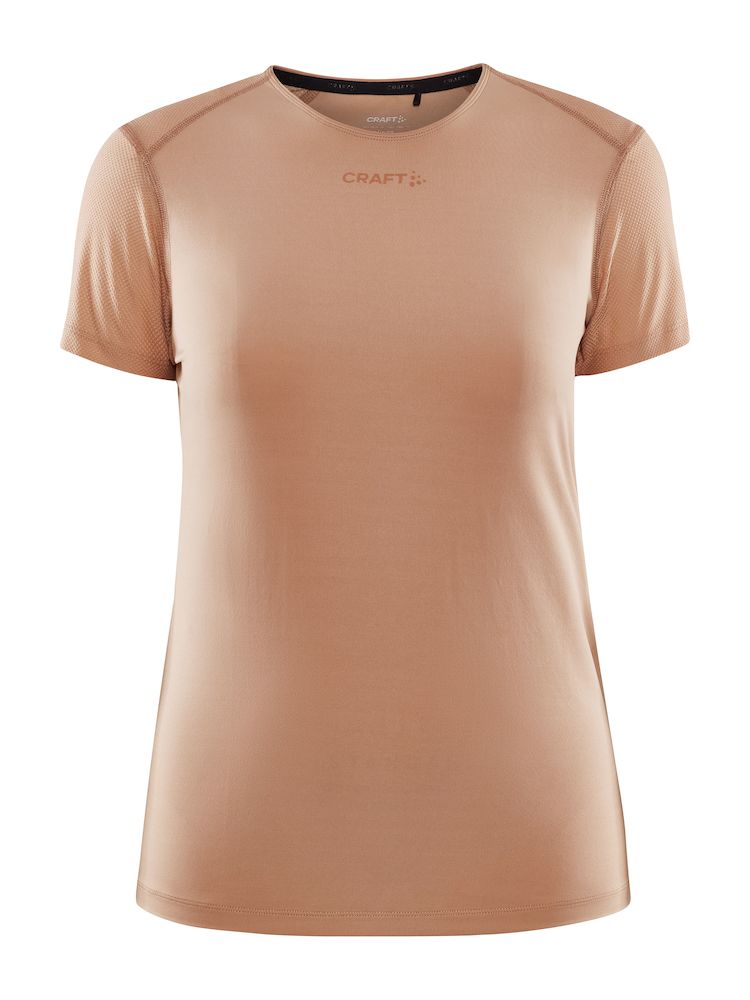 Dámské funkční triko CRAFT Adv Essence Slim SS oranžové Velikost: M