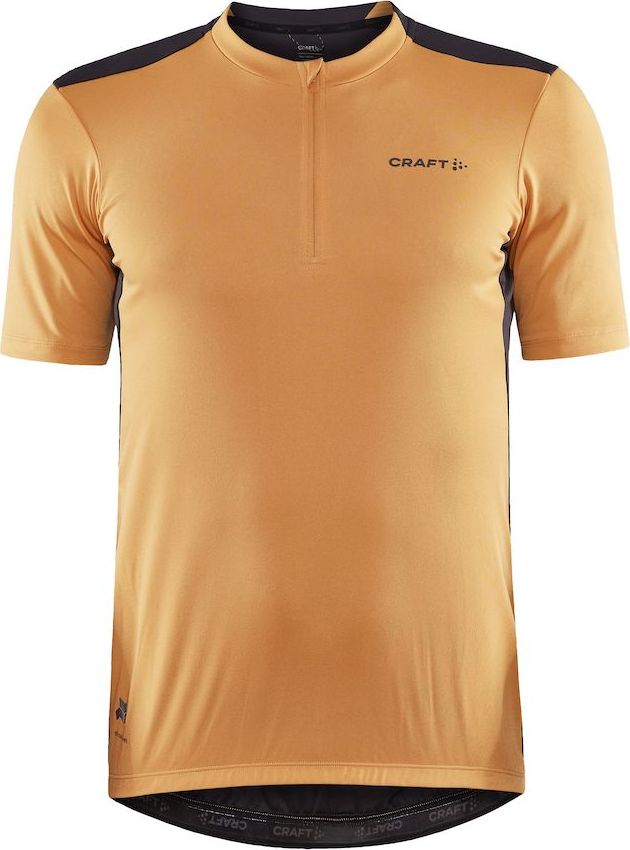 Pánský cyklodres CRAFT Core Offroad SS oranžový Velikost: XXL