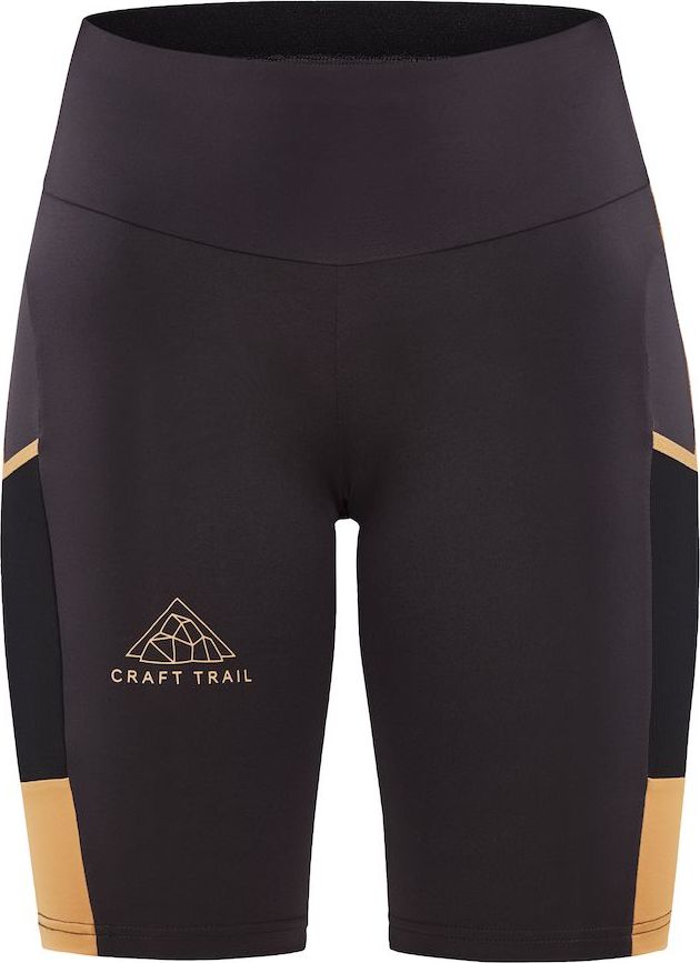 Dámské běžecké kraťasy CRAFT Pro Trail Short Tights šedé Velikost: XS