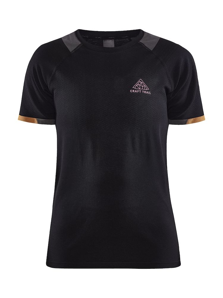 Dámské běžecké triko CRAFT Pro Trail Fuseknit černé Velikost: M