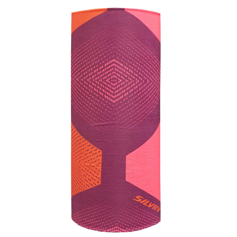 Multifunkční šátek SILVINI Motivo růžová Velikost: one size