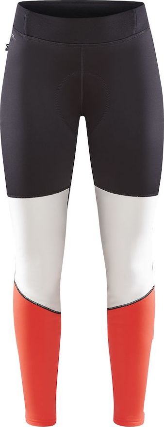 Dámské zateplené cyklokalhoty CRAFT Core Subz Lumen Wind Tights (C3) šedé Velikost: L