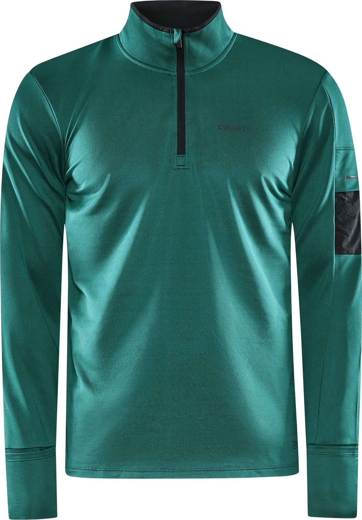 Pánské běžecké triko CRAFT Adv Subz LS zelené Velikost: XL