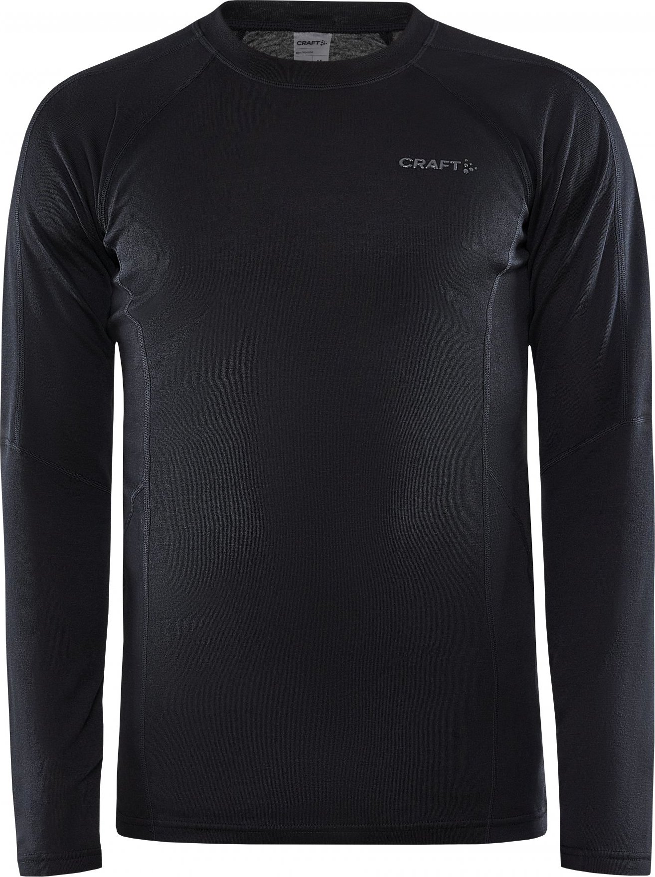 Pánské funkční triko CRAFT Core Warm Baselayer LS černé Velikost: XL