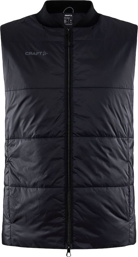 Pánská prošívaná vesta CRAFT Core Light Padded černá Velikost: XL