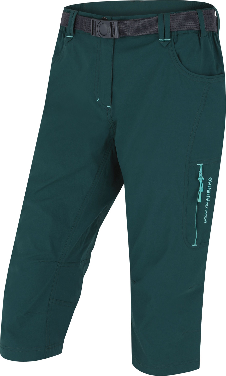 Dámské 3/4 kalhoty HUSKY Klery zelené Velikost: XS