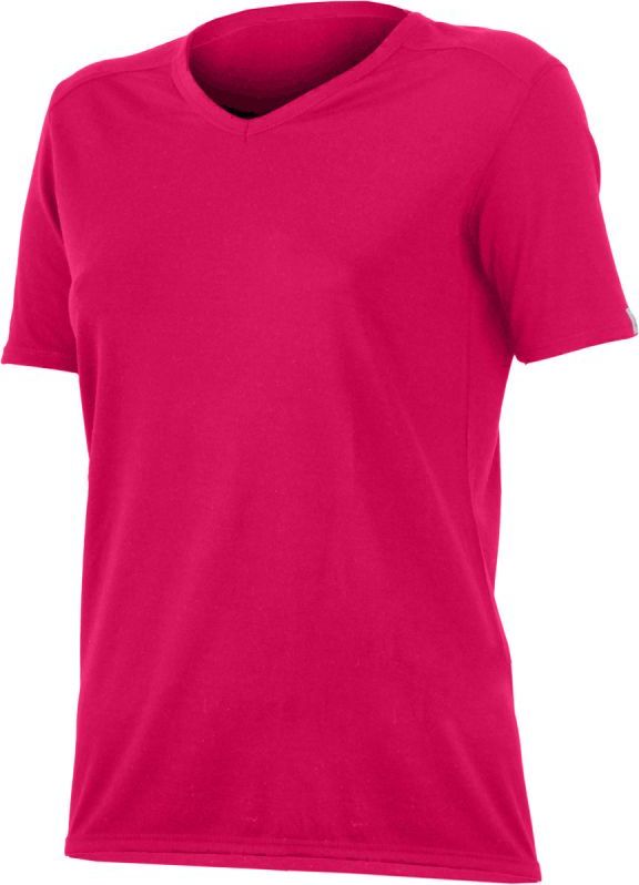 Dámské merino triko LASTING Ema růžové Velikost: XL