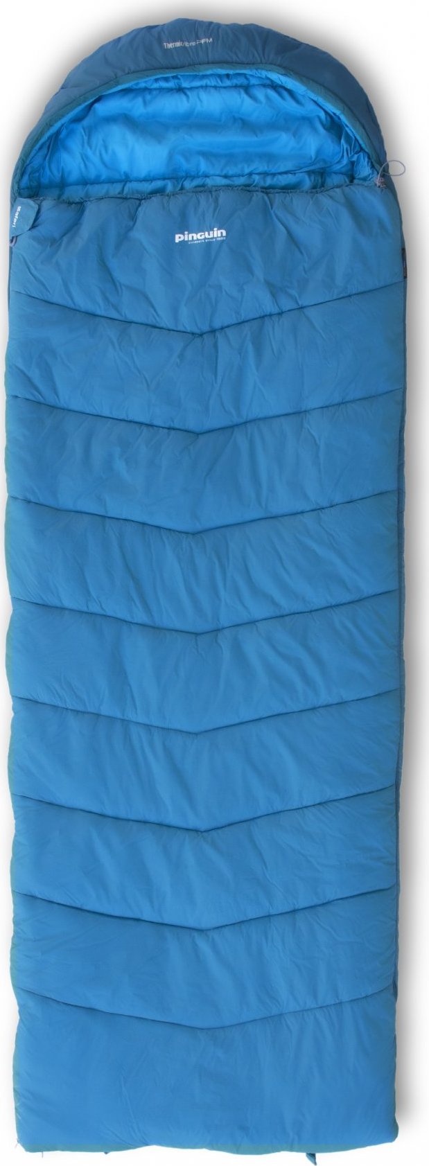 Letní spacák PINGUIN Safari PFM modrý Barva: blue, Velikost: 190 cm, Zip: Pravá