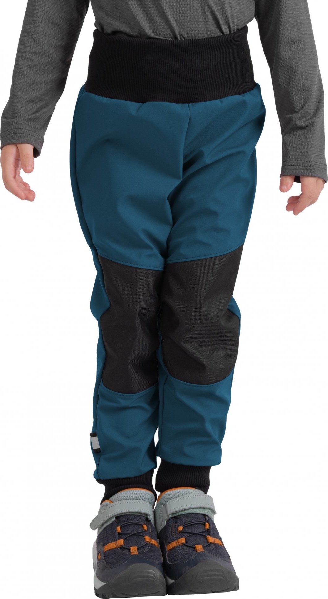 Batolecí softshellové kalhoty UNUO s fleecem Street Strong, Kobaltová Velikost: 98/104