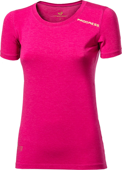 Dámské funkční tričko PROGRESS CcTkrz růžové Velikost: M
