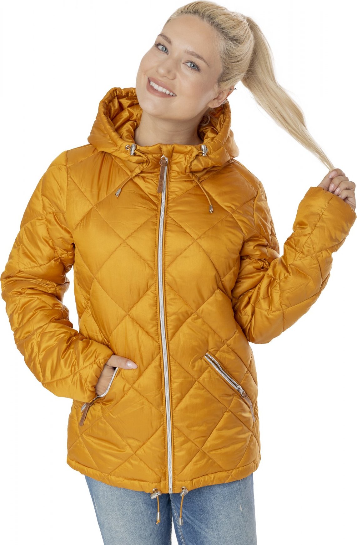 Dámská zimní bunda SAM 73 Monica žlutá Velikost: XS