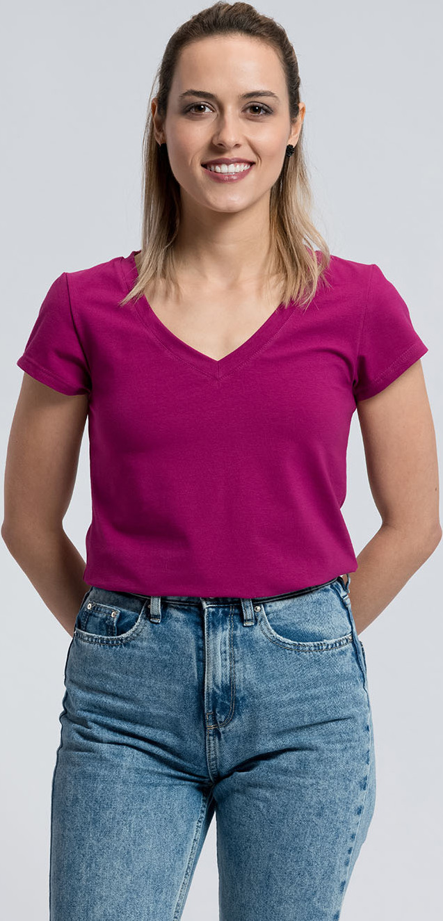 Dámské tričko CITYZEN Florencia purpurová Velikost: XL/42