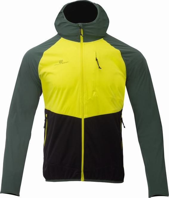 Pánská ultralight softshellová bunda s kapucí 2117 Vassbacken zelená Velikost: XL