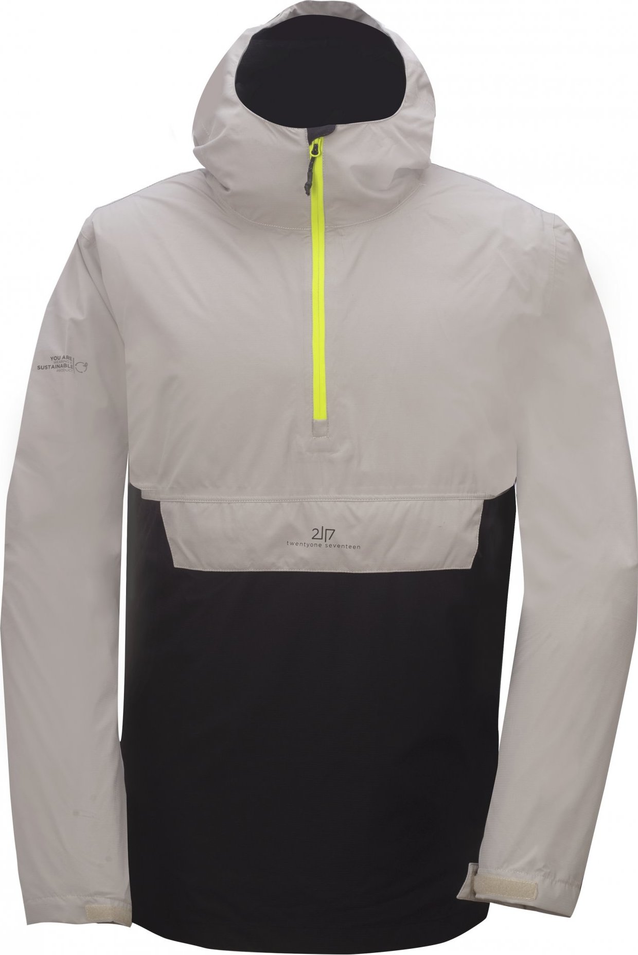 Pánský ultralight nepromokavý anorak 2117 Ekeskog béžová Velikost: XL