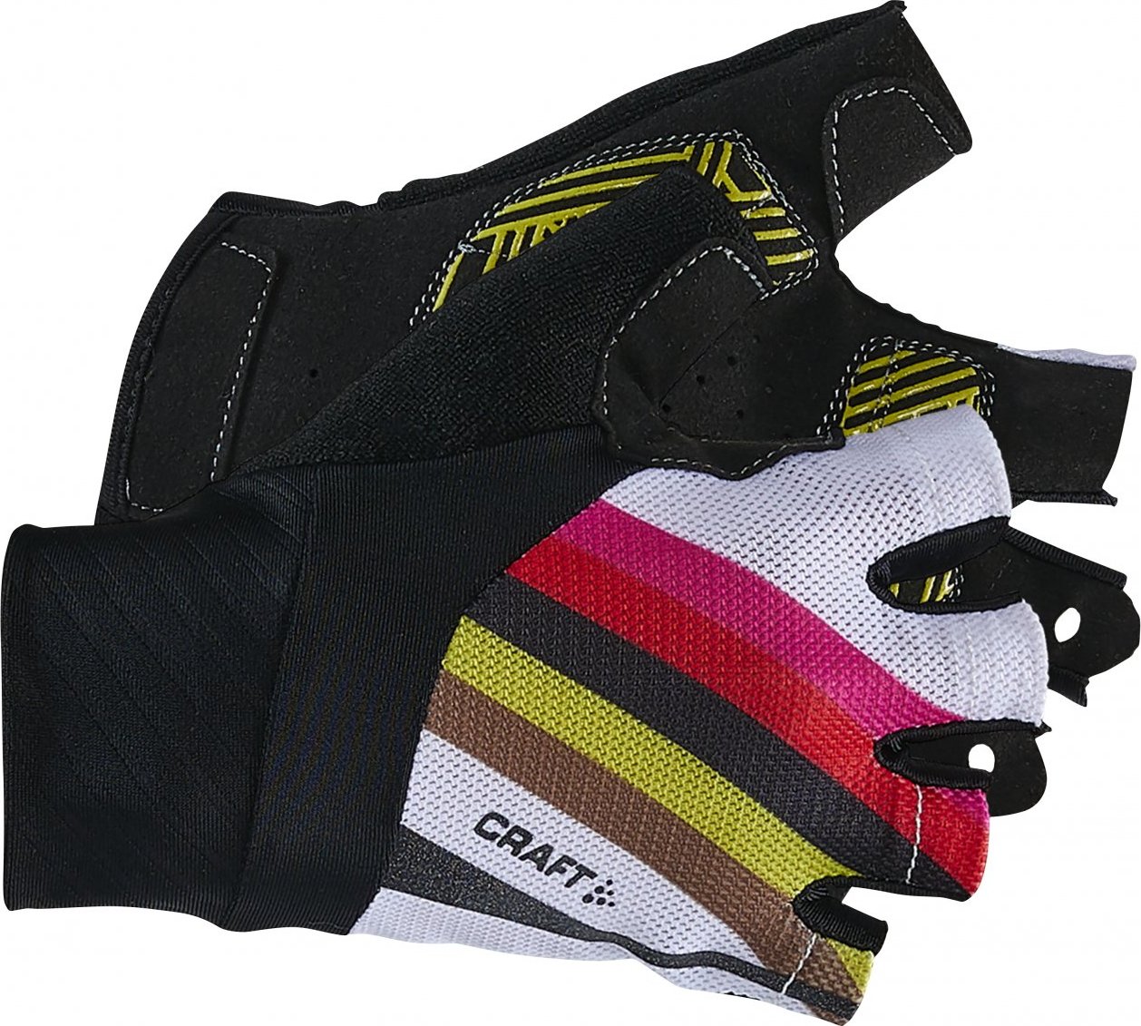 Cyklistické rukavice CRAFT Rouleur černé Velikost: XXS
