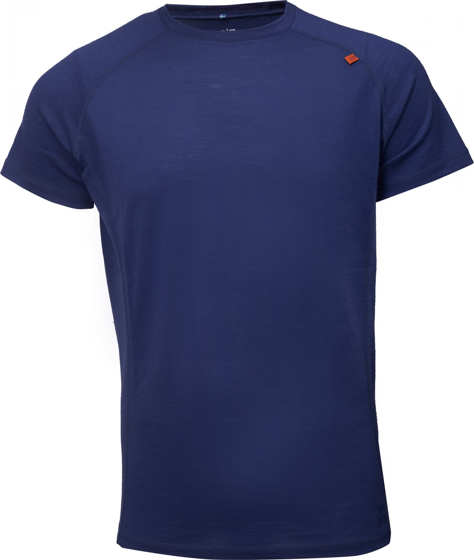 Pánské triko s krátkým rukávem z merino vlny 2117 Ullånger Eco modrá Velikost: 3XL