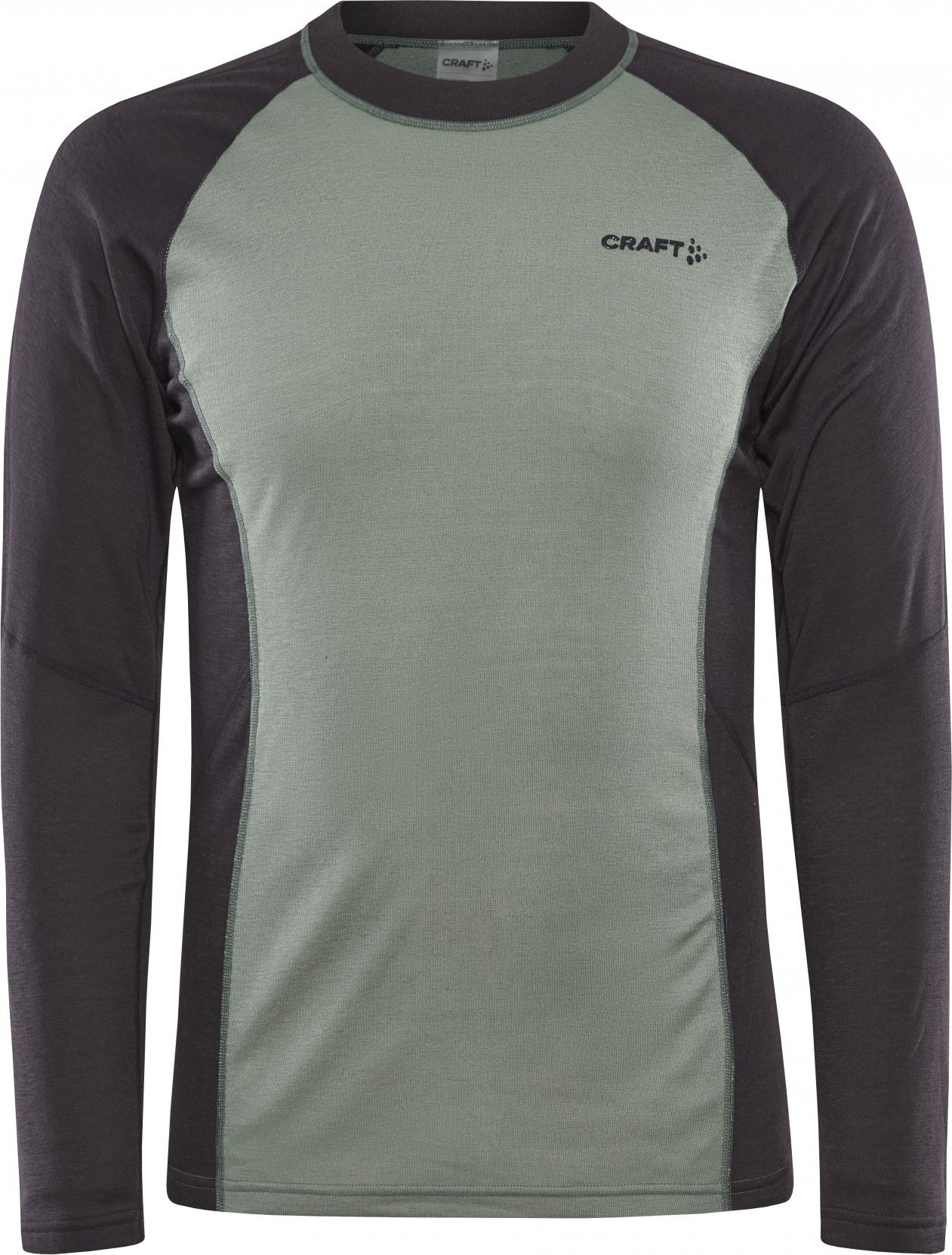 Pánské funkční triko CRAFT Core Warm Baselayer Ls šedé Velikost: M