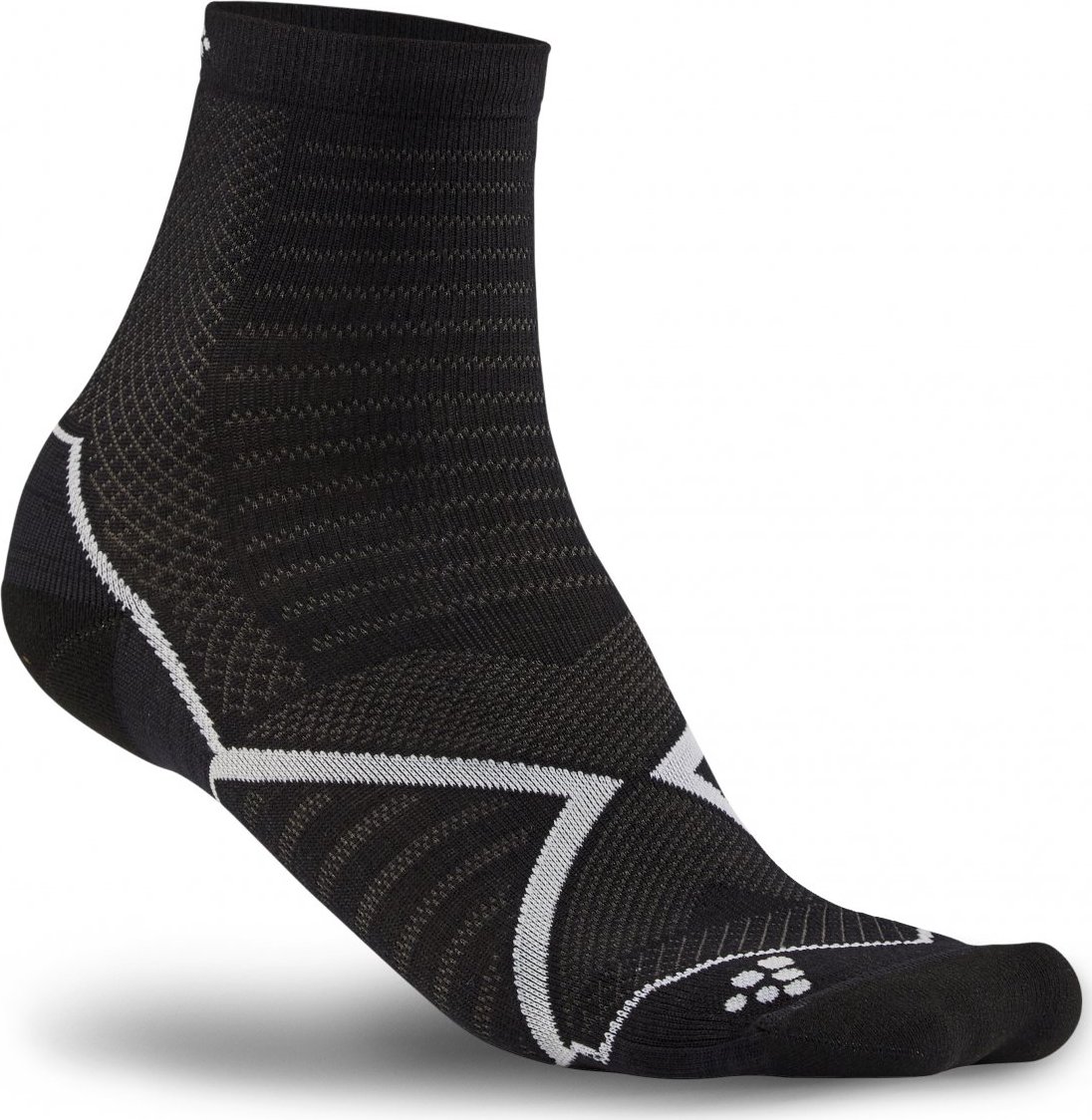 Funkční ponožky CRAFT Run Warm černé Velikost: 34-36