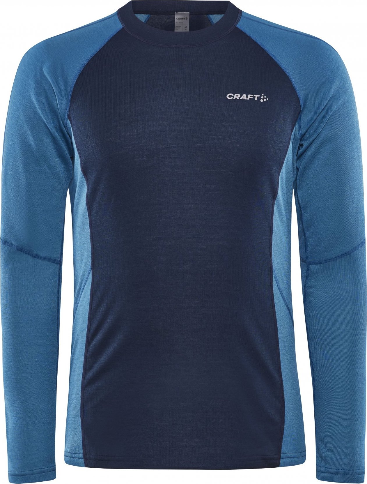 Pánské funkční triko CRAFT Core Warm Baselayer Ls modré Velikost: S