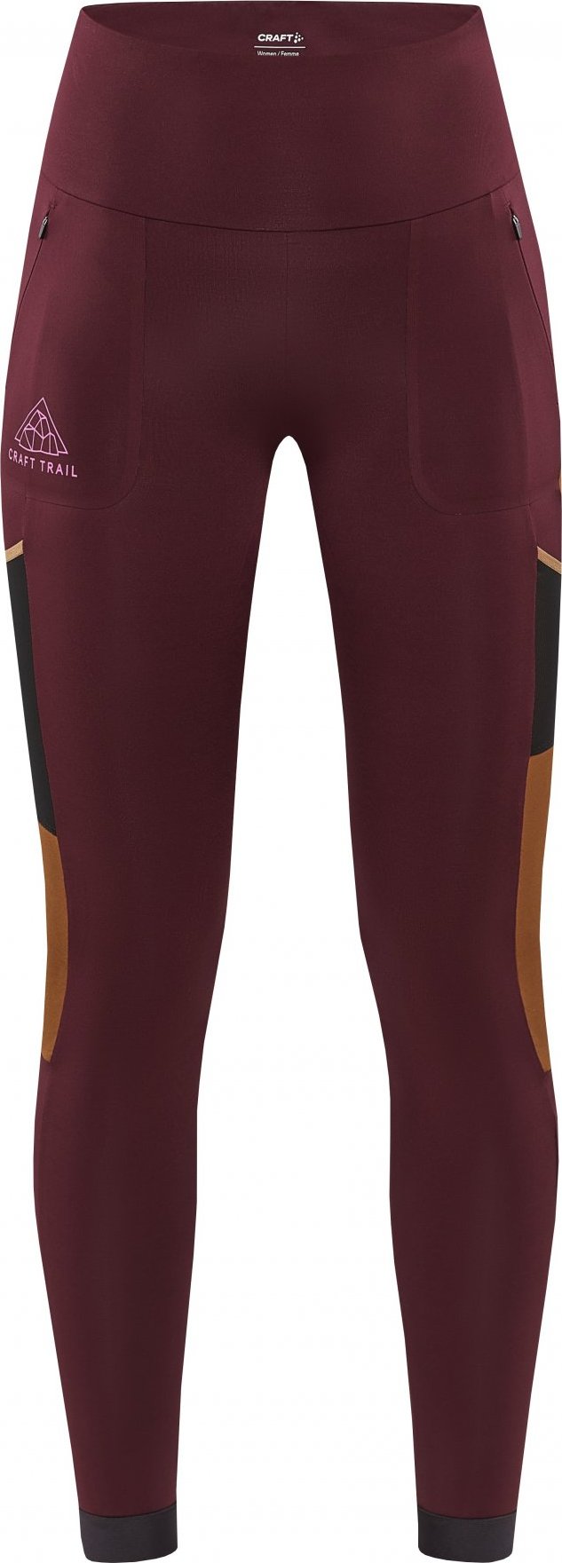 Dámské elastické kalhoty CRAFT Pro Trail Tights fialové Velikost: M