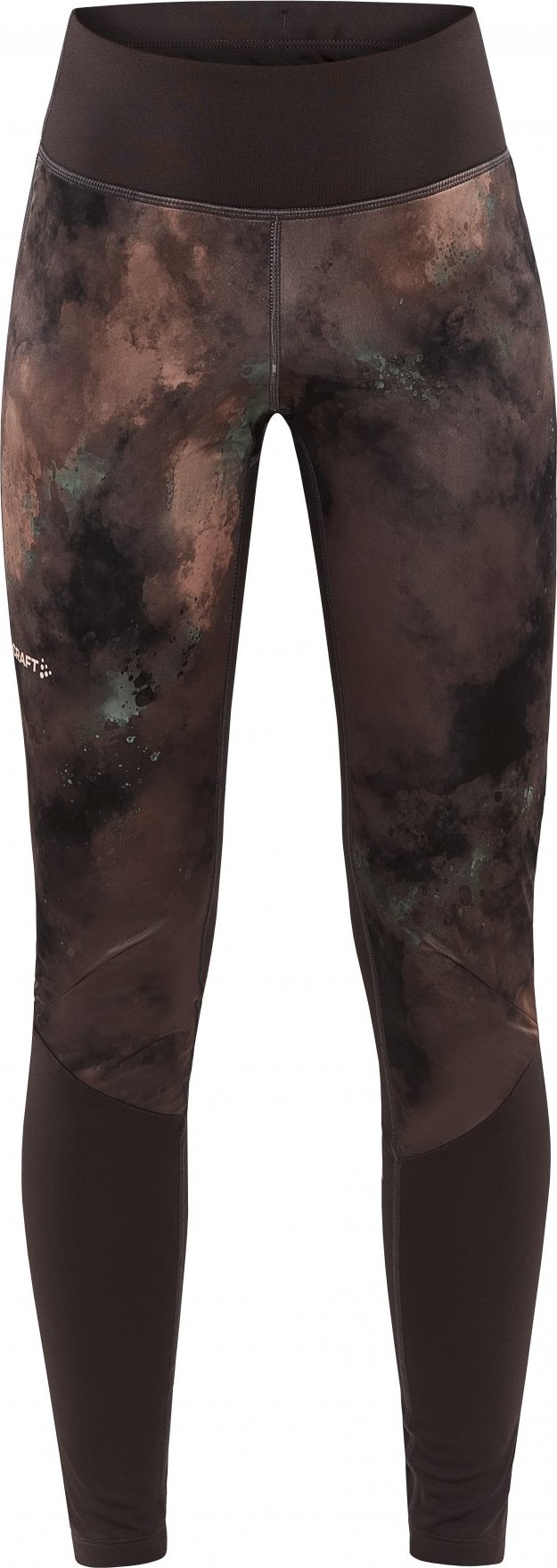 Dámské zateplené kalhoty CRAFT Adv Subz Wind Tights 2 hnědé Velikost: L