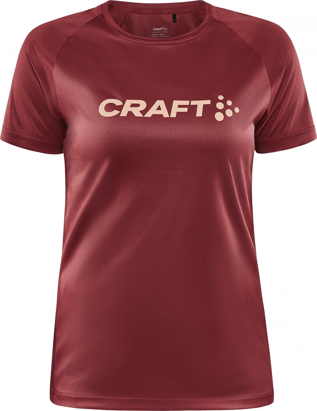 Dámské funkční triko CRAFT Core Essence Logo červené Velikost: M