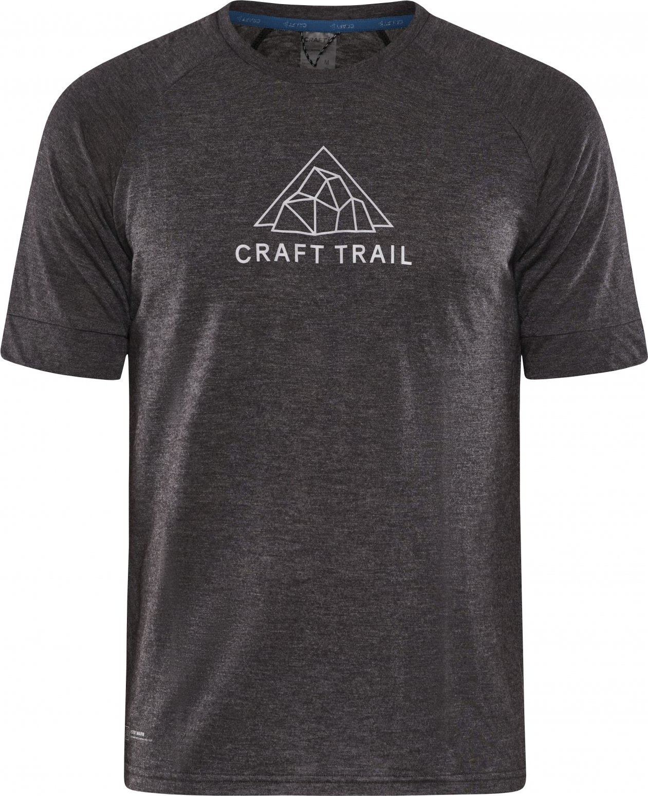 Pánské funkční triko CRAFT ADV Trail Wool SS - černá Velikost: M