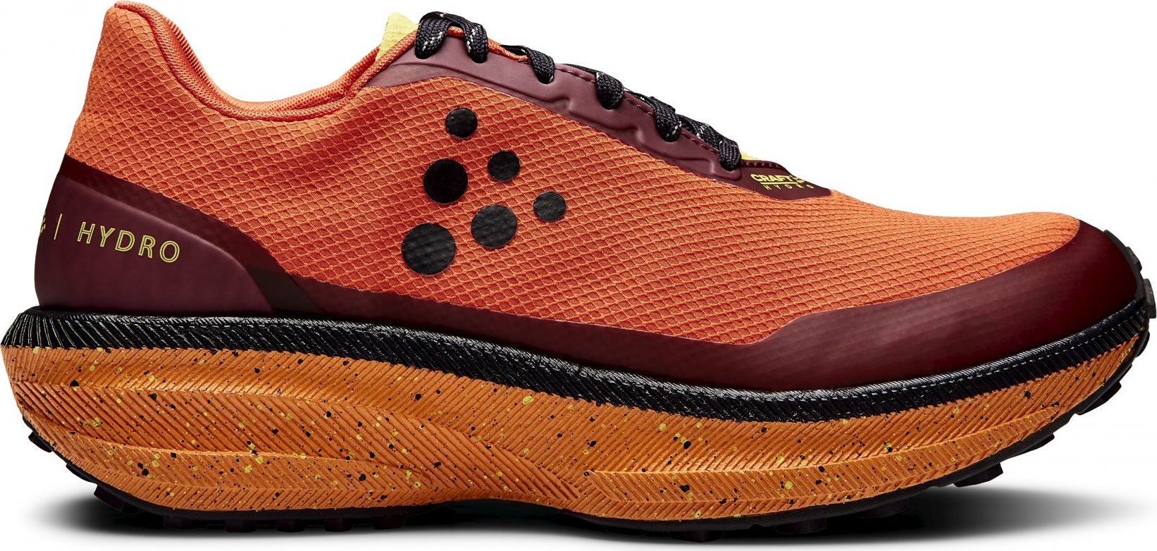 Pánské běžecké boty CRAFT Endurance Trail Hydro oranžové Velikost: 10,5
