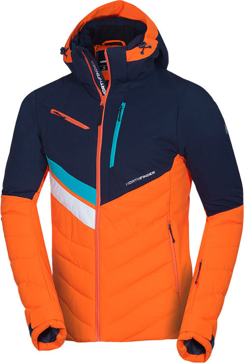 Pánská lyžařská bunda NORTHFINDER Lawrence oranžová Velikost: XL