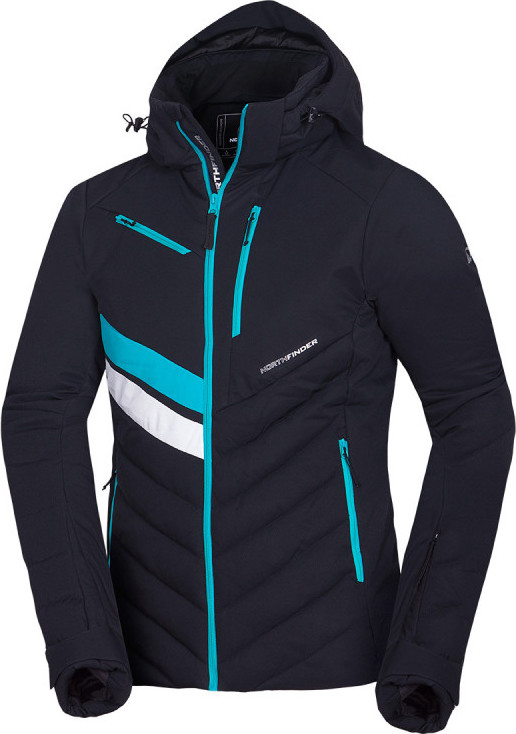 Pánská lyžařská bunda NORTHFINDER Lawrence černá Velikost: XL
