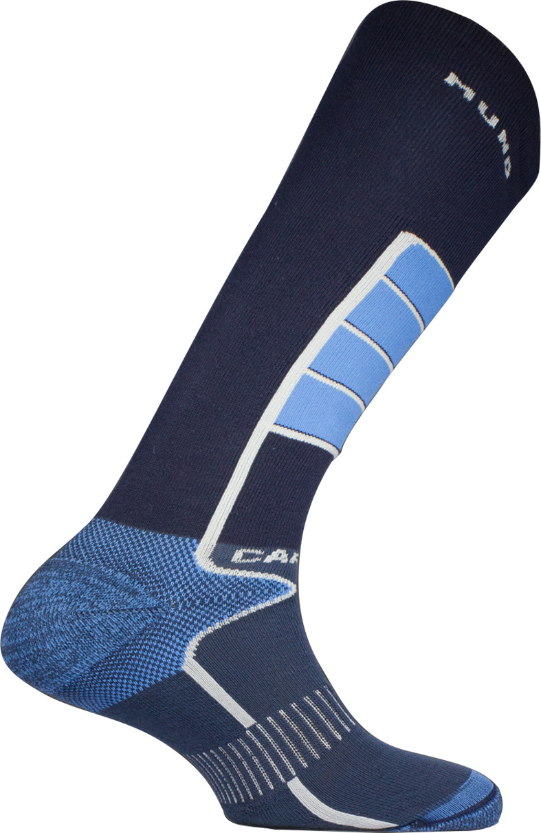 Lyžařské ponožky MUND Carving světle modré/tmavě modré 42-45 L