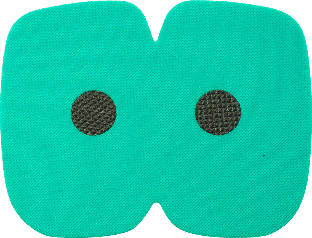 Sedátko do kanoe YATE 345x265x12 mm, černá/zelená